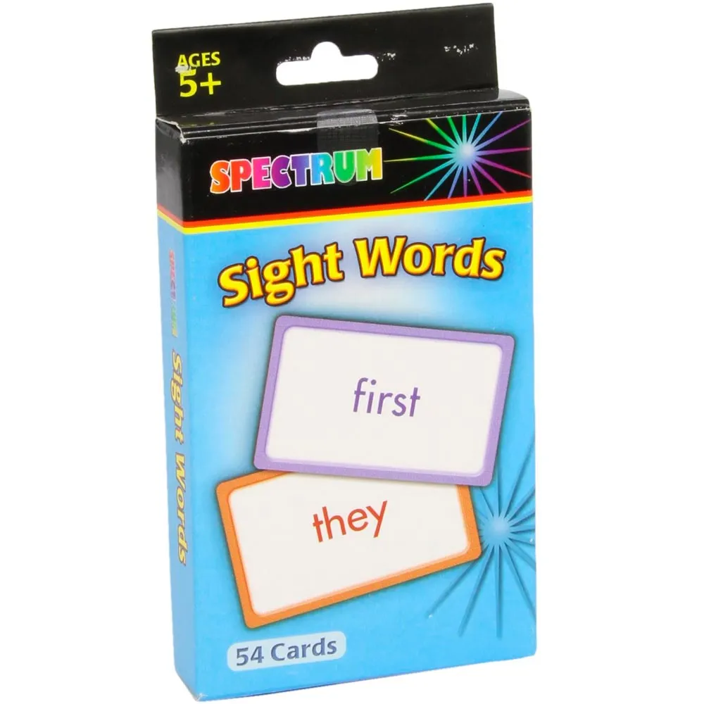 1 Pack Sight Words Flash Cards Beginning Reading Letter Learning Activities New