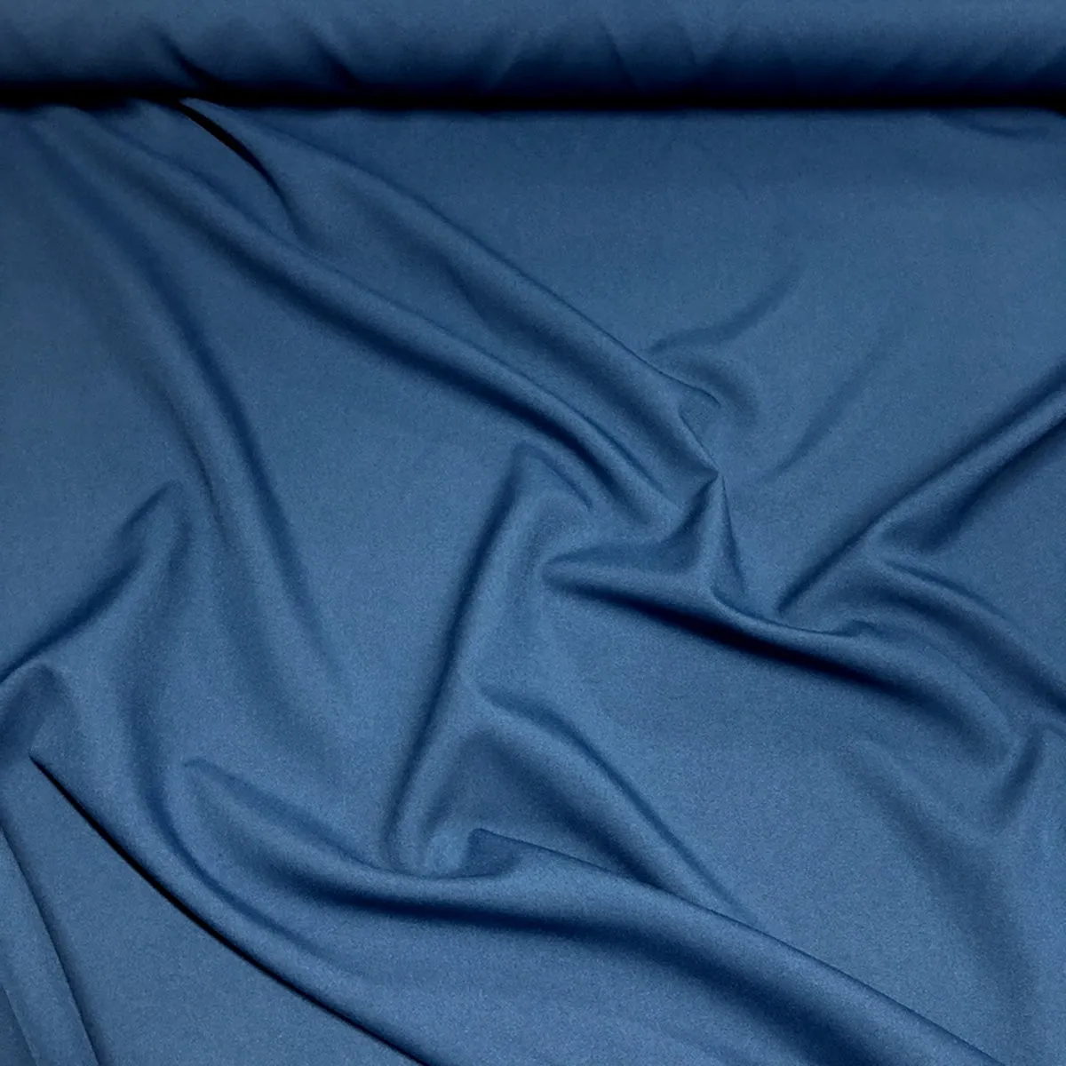 1pc - Premium Poly (Poplin) Table Linen 134" Round - Blue Slate 1776