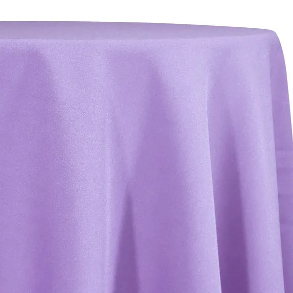 1pc - Premium Poly (Poplin) Table Linen 90"x132" Banquet - Lilac 1172