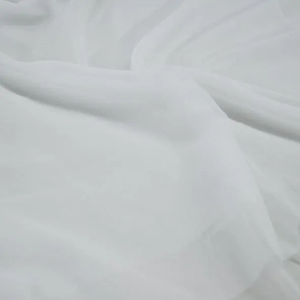 1pc - Voile Drapery Panel 9' Tall x 118" wide - White