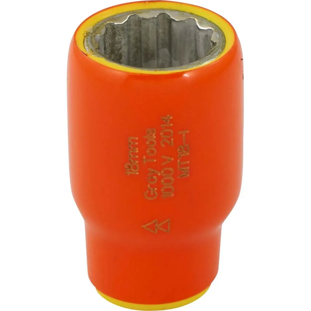 3/8" Drive 12 Point Metric Insulated Sockets