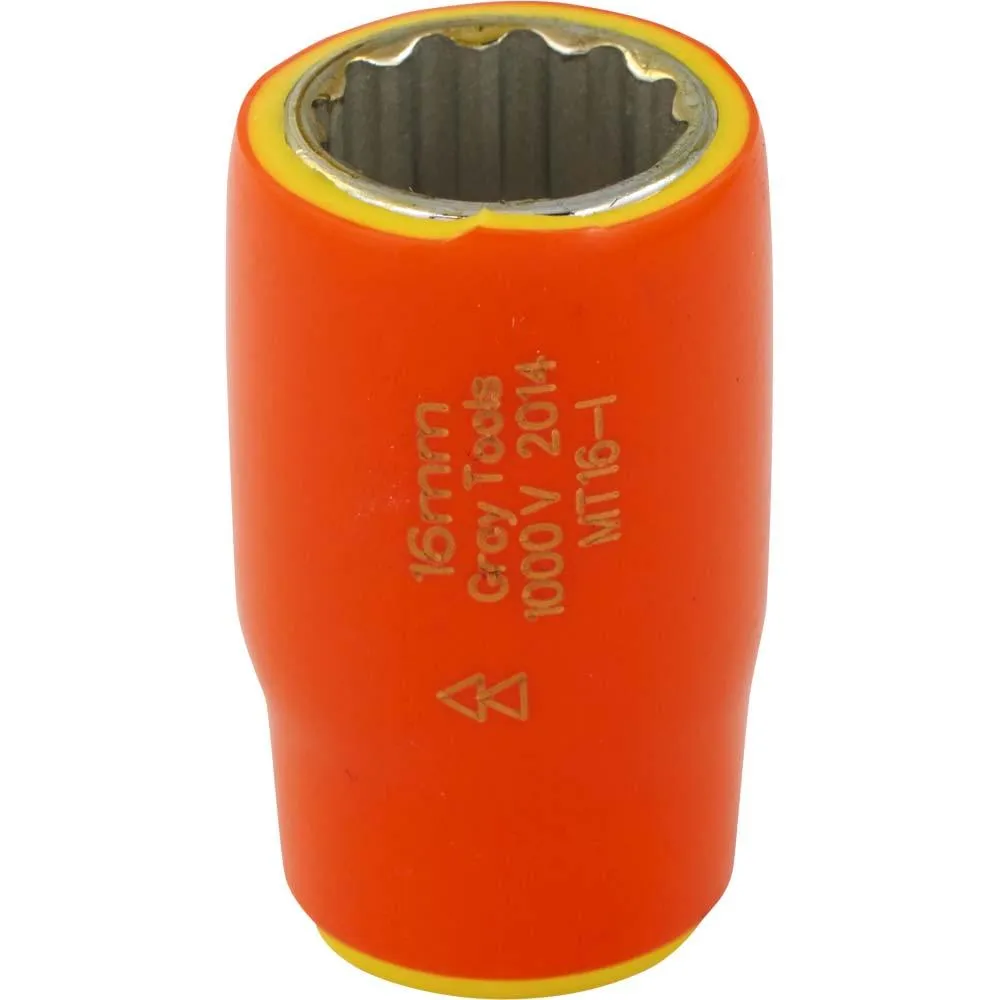 3/8" Drive 12 Point Metric Insulated Sockets