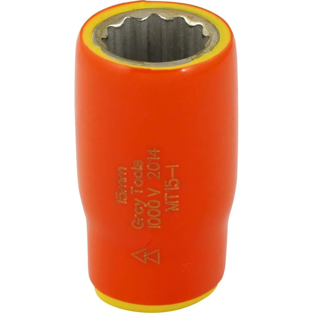 3/8" Drive 12 Point Metric Insulated Sockets