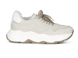 7001CM Ladies Sneakers - Nabuk Panna