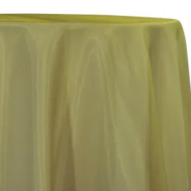 7pcs - Crystal Organza Table Linen 85"x85" Square - Olive 337