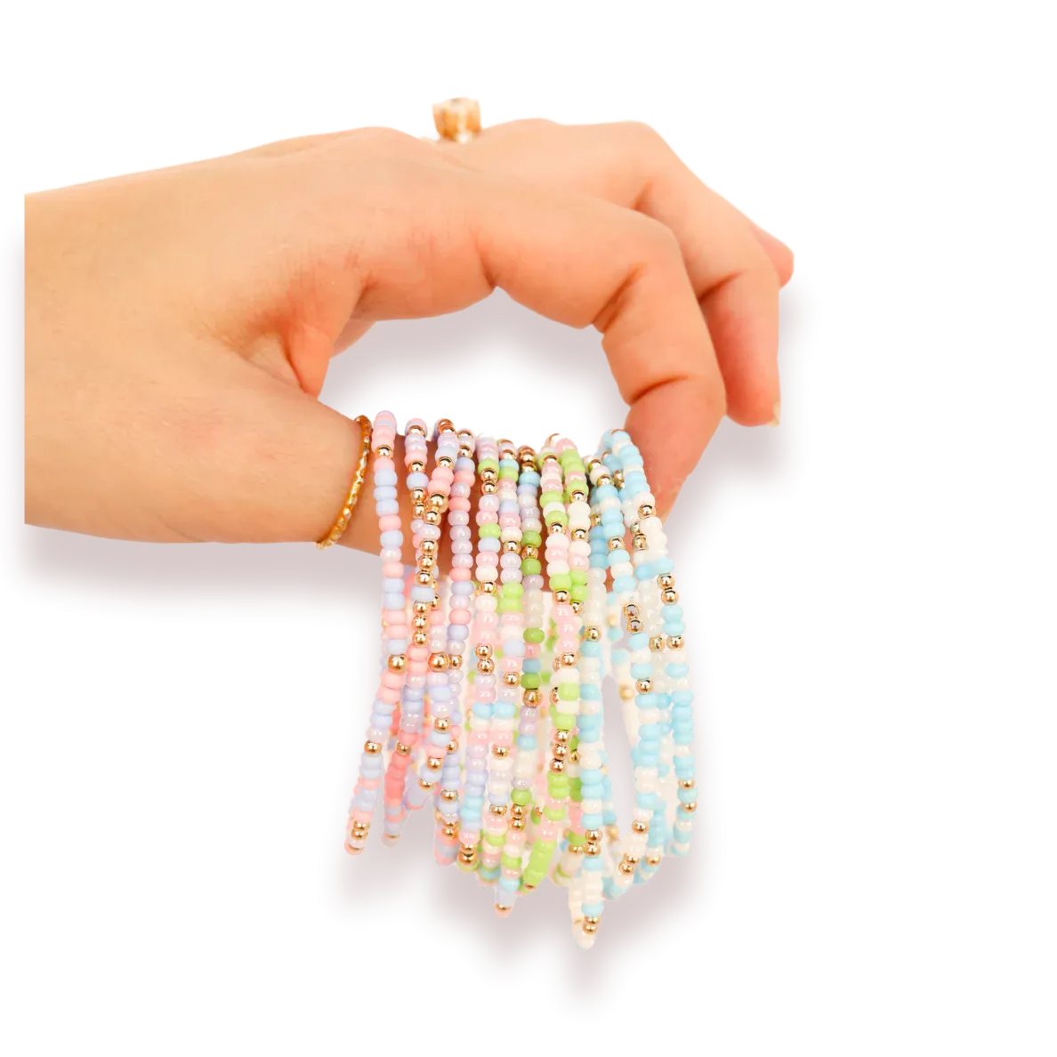 Beaded Blondes ‘Pastel Spring Sprinkle Bracelet’