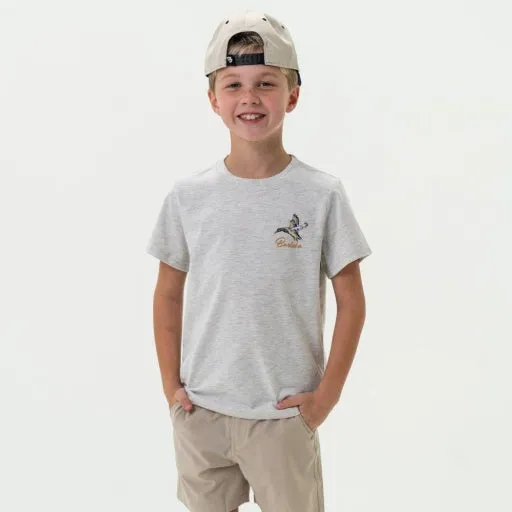Burlebo Youth Tee | Pintail Triangle Duck - Ss - Ash Grey