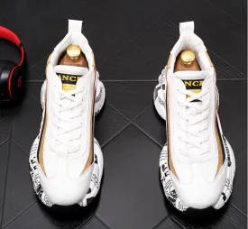Casual Men Shoes Platform Sneakers Vintage