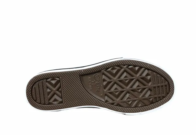 Converse scarpa sneakers alta alla caviglia da bambina Ctas Hi Metallic G 670179C argento metallico