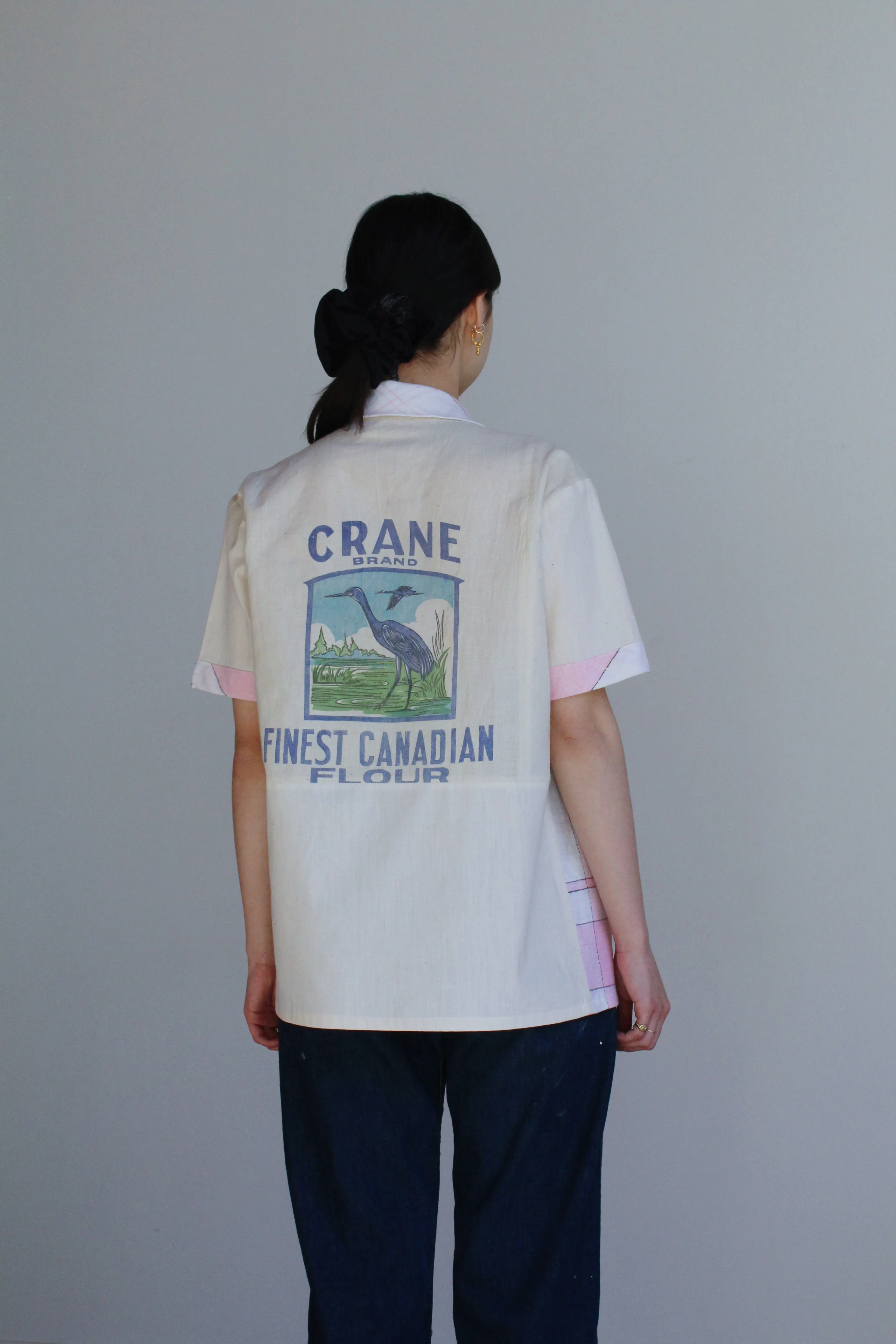 Crane Brand Plaid Shirt ~ Medium