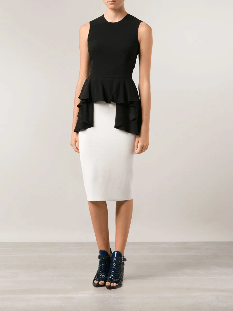 Crewneck High Low Top