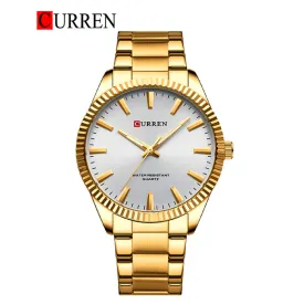 CURREN Original Brand Stainless Steel Band Wrist Watch For Men With Brand (Box & Bag)-8425