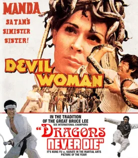 DEVIL WOMAN / DRAGONS NEVER DIE BLU-RAY