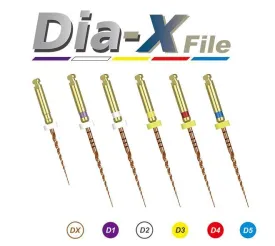 Dia-X Rotary Files 4 files/box (25 MM)