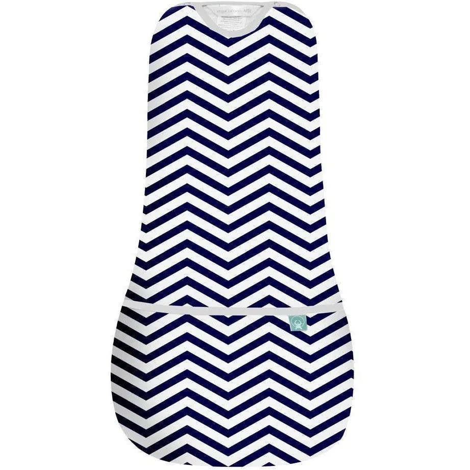 ErgoPouch - AirCocoon Summer Swaddle - Navy Chevron