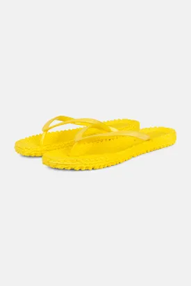 Flip Flop With Glitter - Yellow