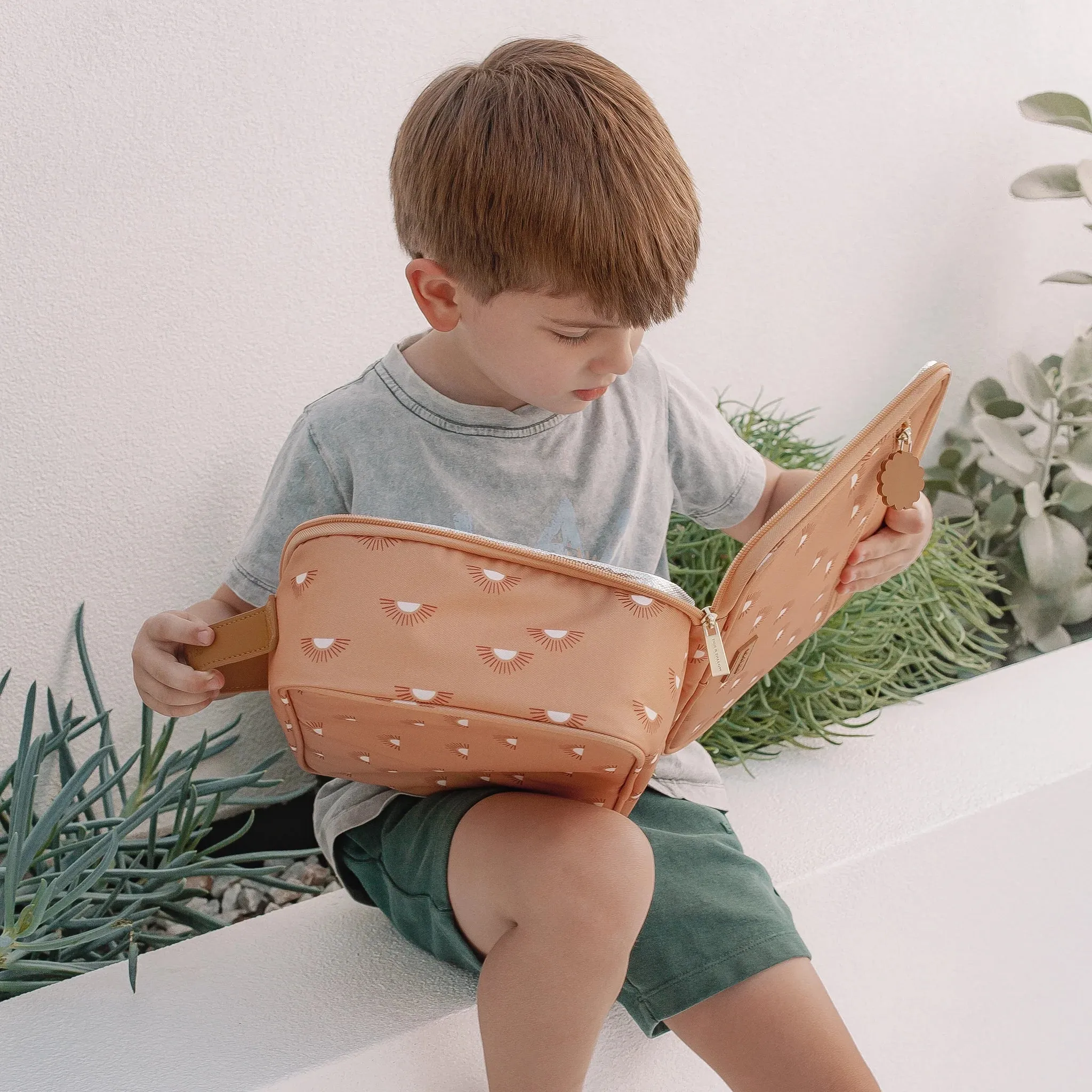 Fox & Fallow Insulated Lunch Bag - LARGE - Golden Suns