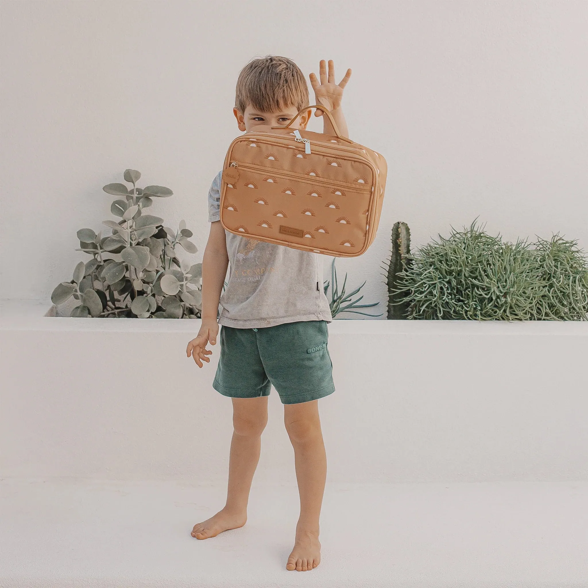 Fox & Fallow Insulated Lunch Bag - LARGE - Golden Suns