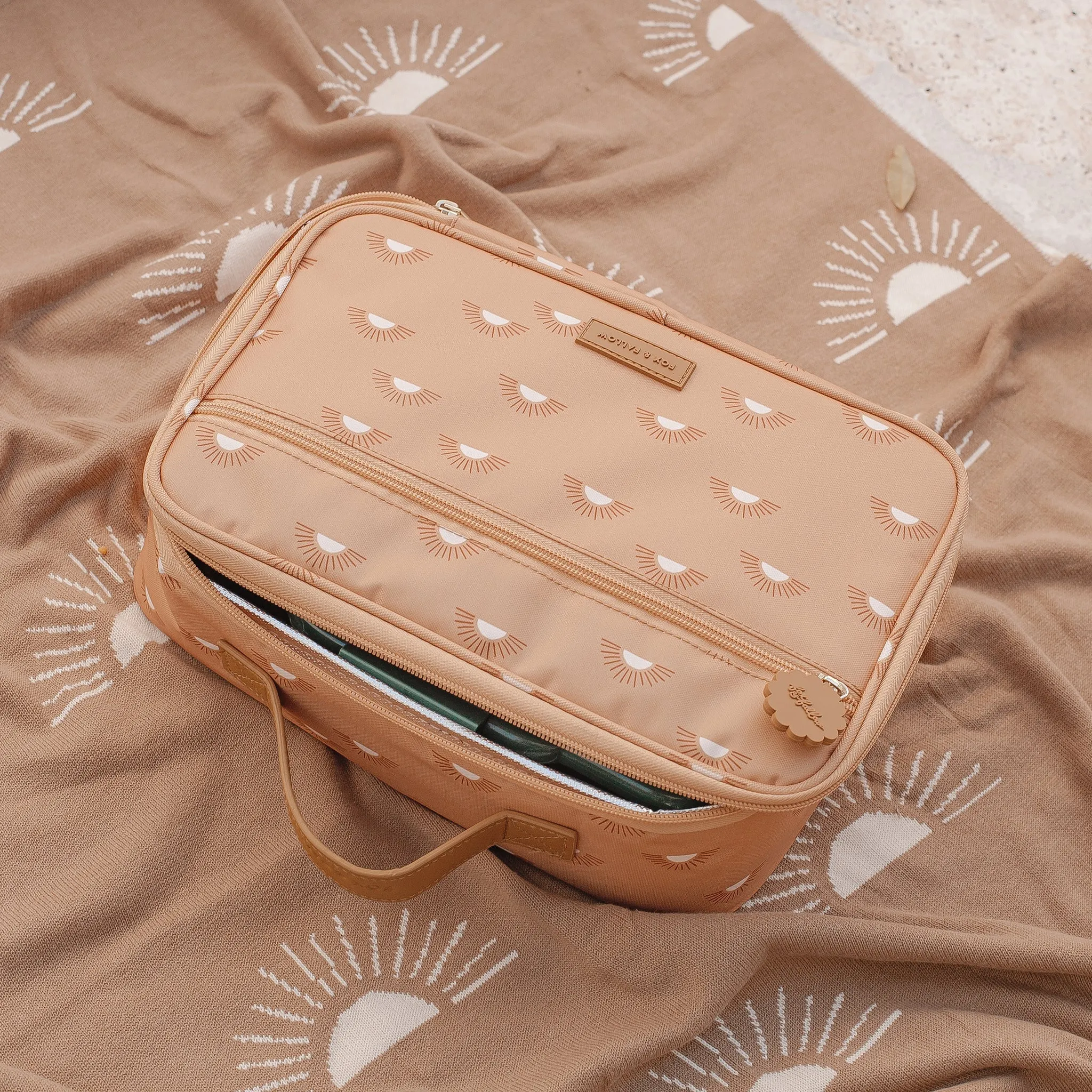 Fox & Fallow Insulated Lunch Bag - LARGE - Golden Suns