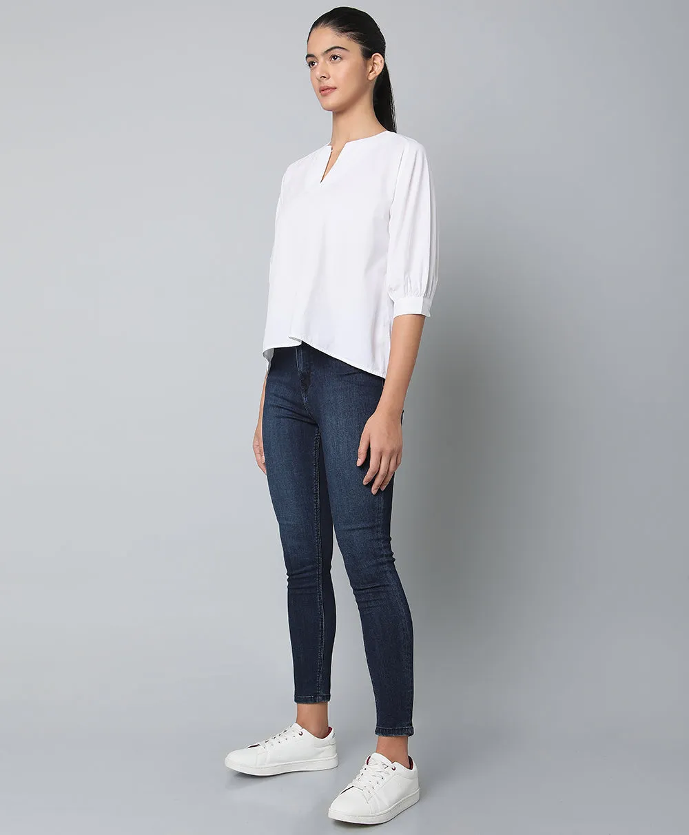 High-Low Top White