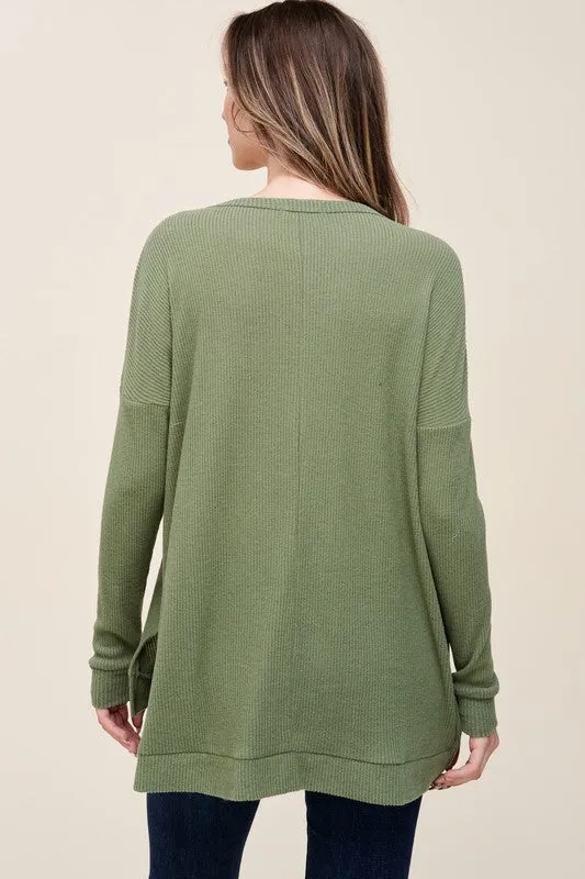 High Low Top with Slits