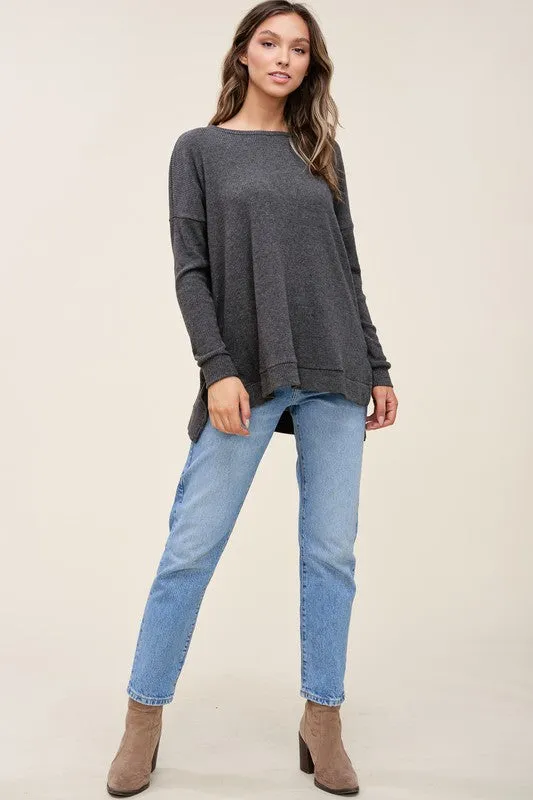 High Low Top with Slits