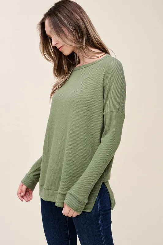 High Low Top with Slits