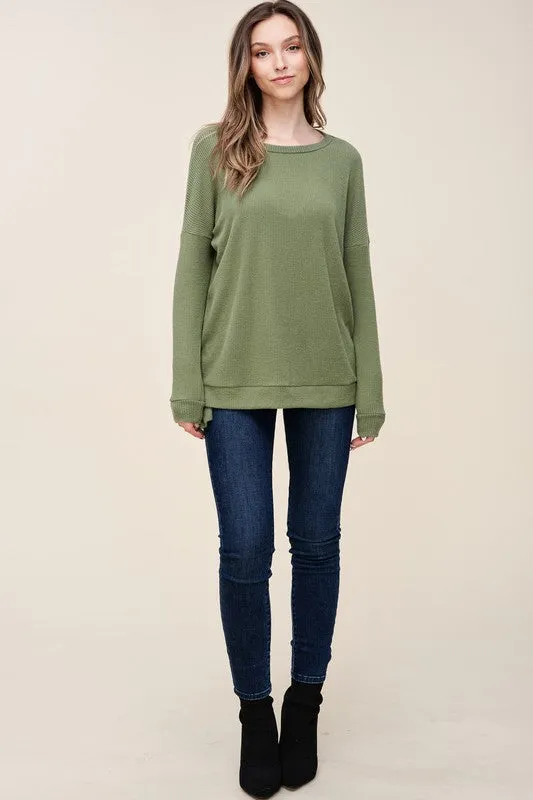 High Low Top with Slits