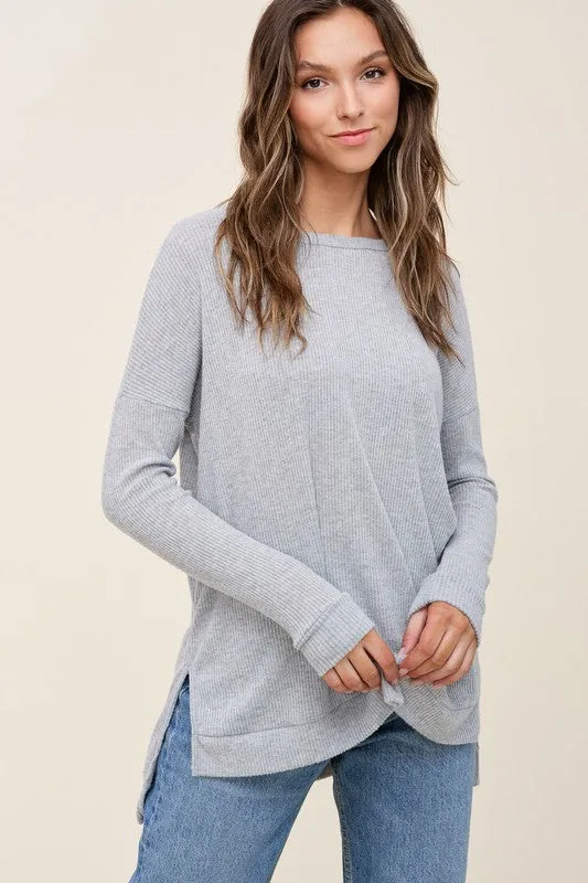 High Low Top with Slits