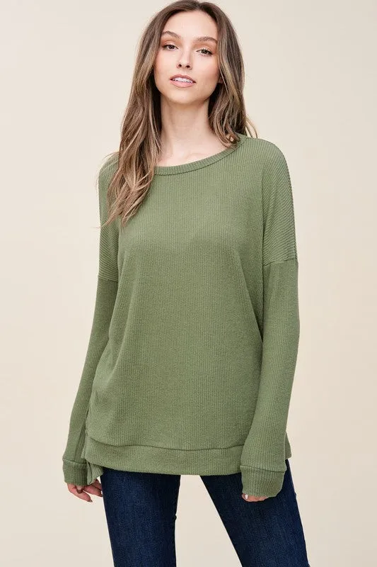 High Low Top with Slits