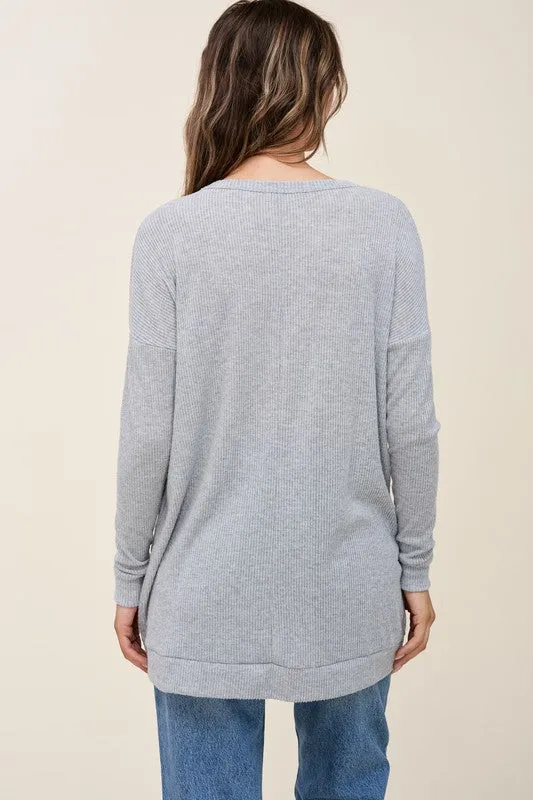 High Low Top with Slits