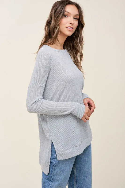 High Low Top with Slits