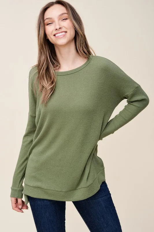 High Low Top with Slits