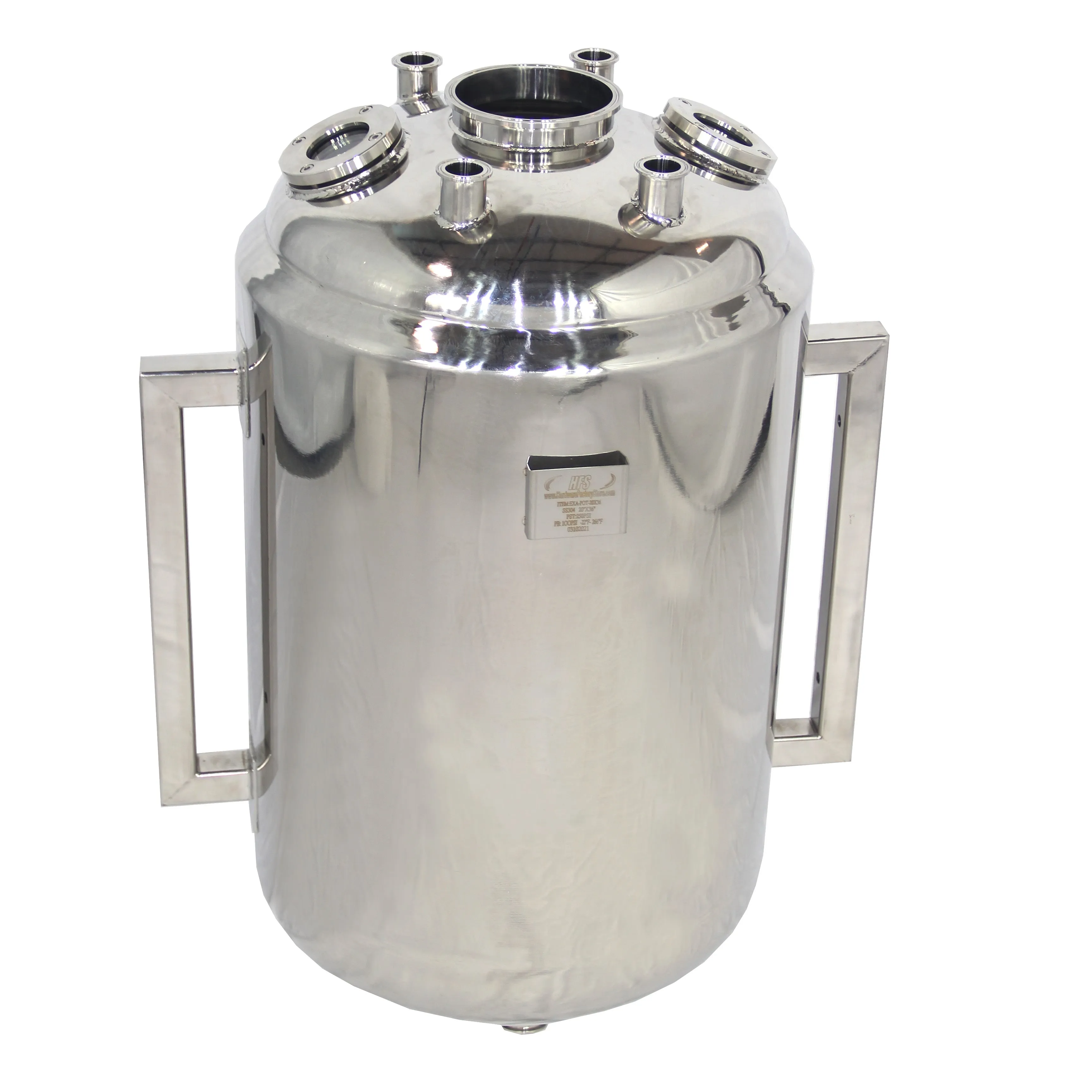 HONEY POT,185 L, (220 lbs. Refrigerant), Jacketed Reactor