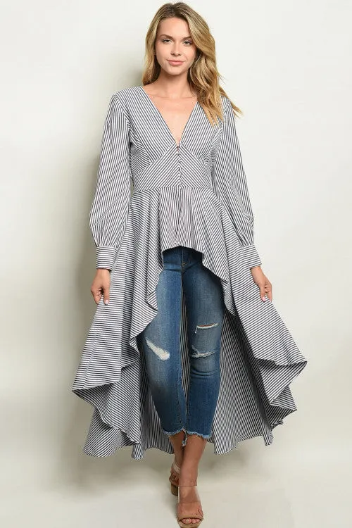 Ina High Low Top