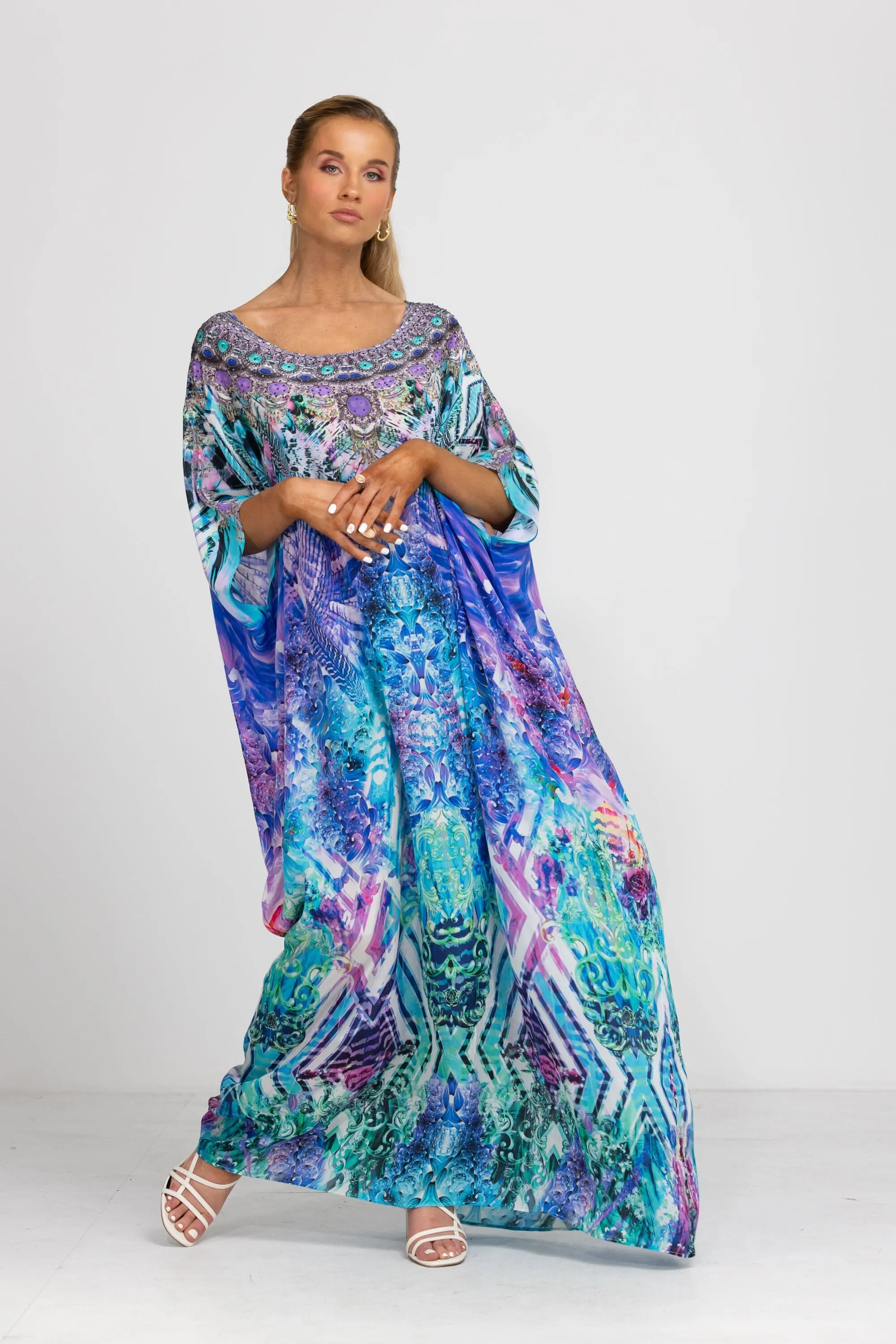 INDIGO SUMMER - Box Kaftan