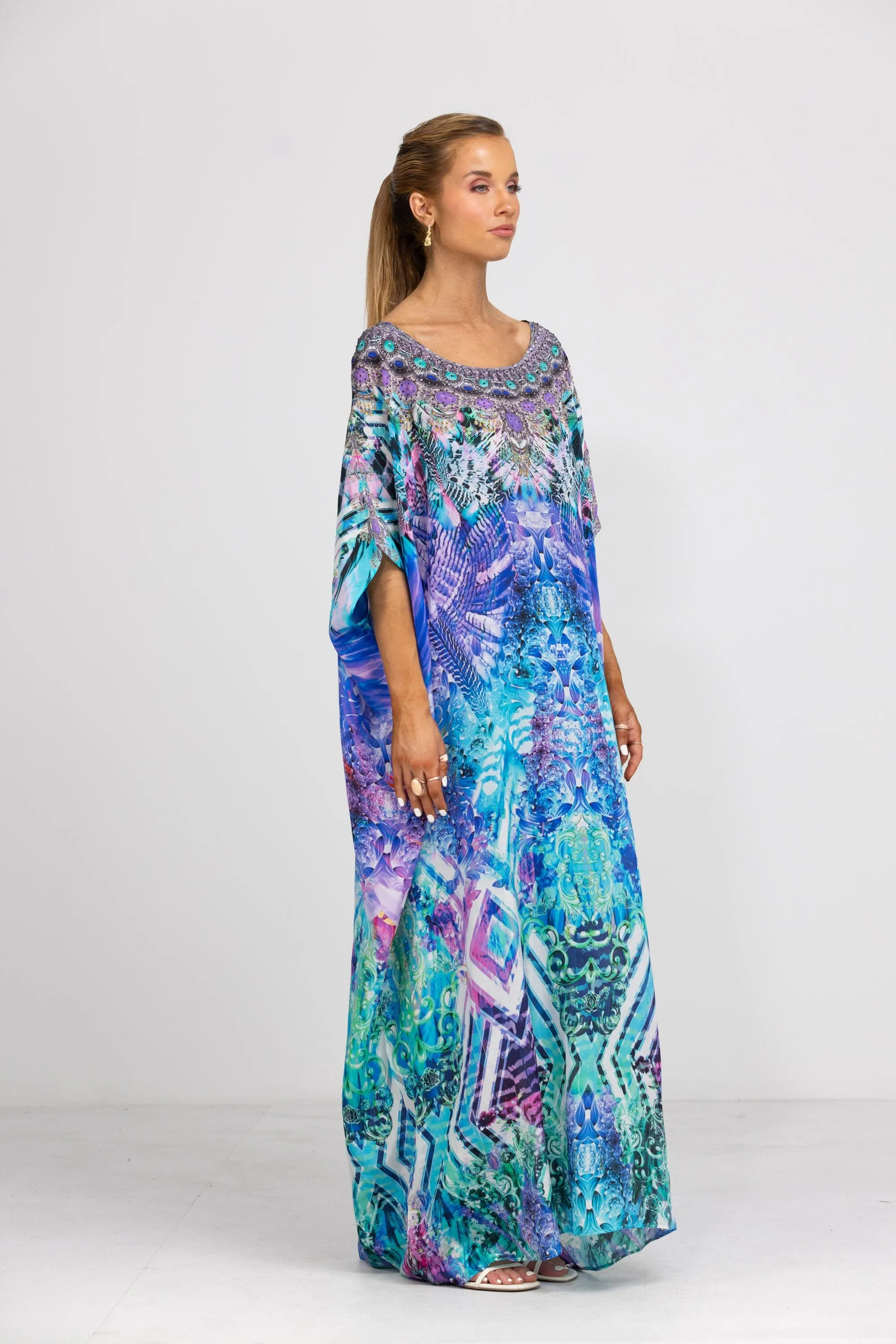 INDIGO SUMMER - Box Kaftan