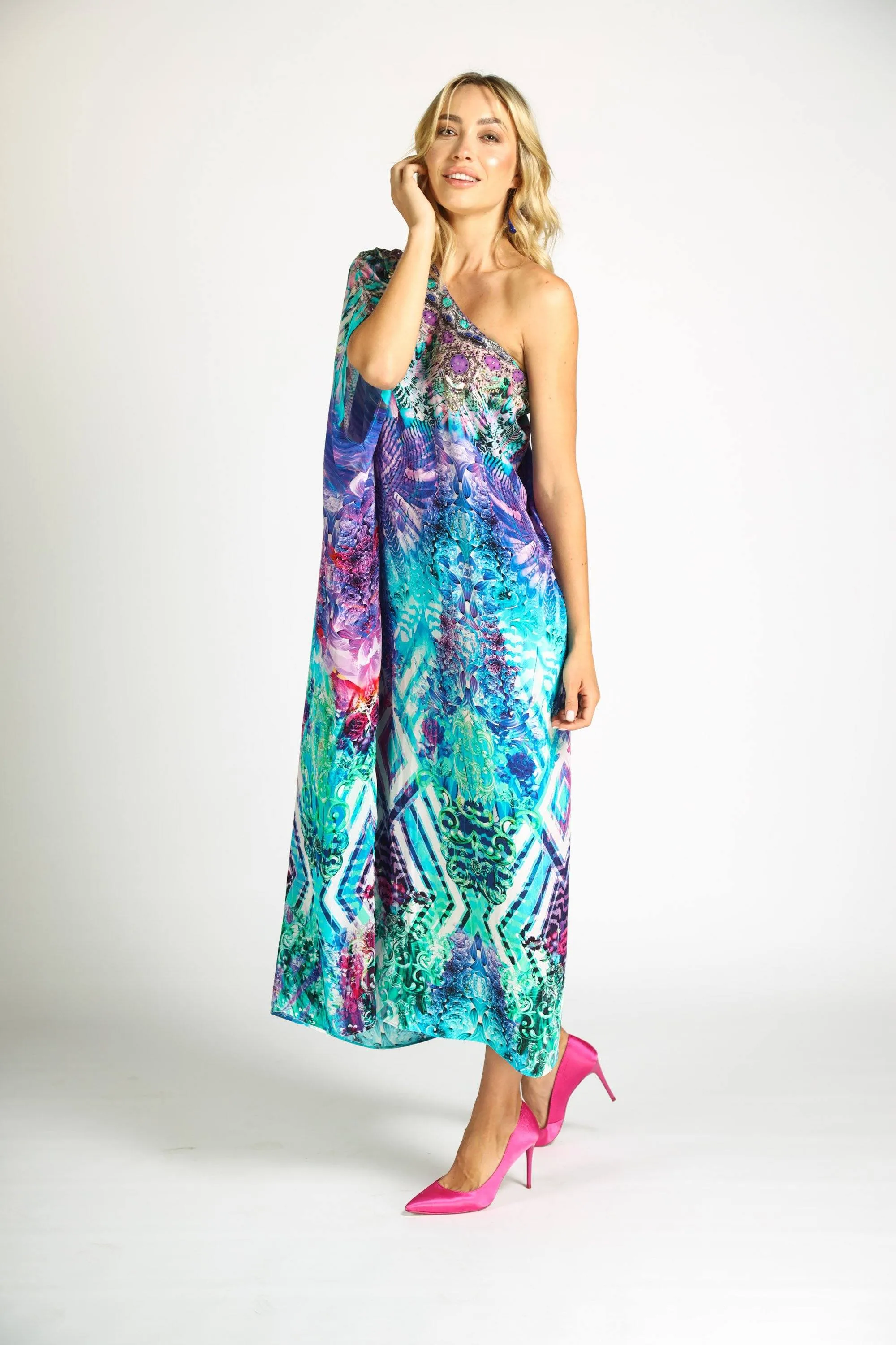 INDIGO SUMMER - Box Kaftan