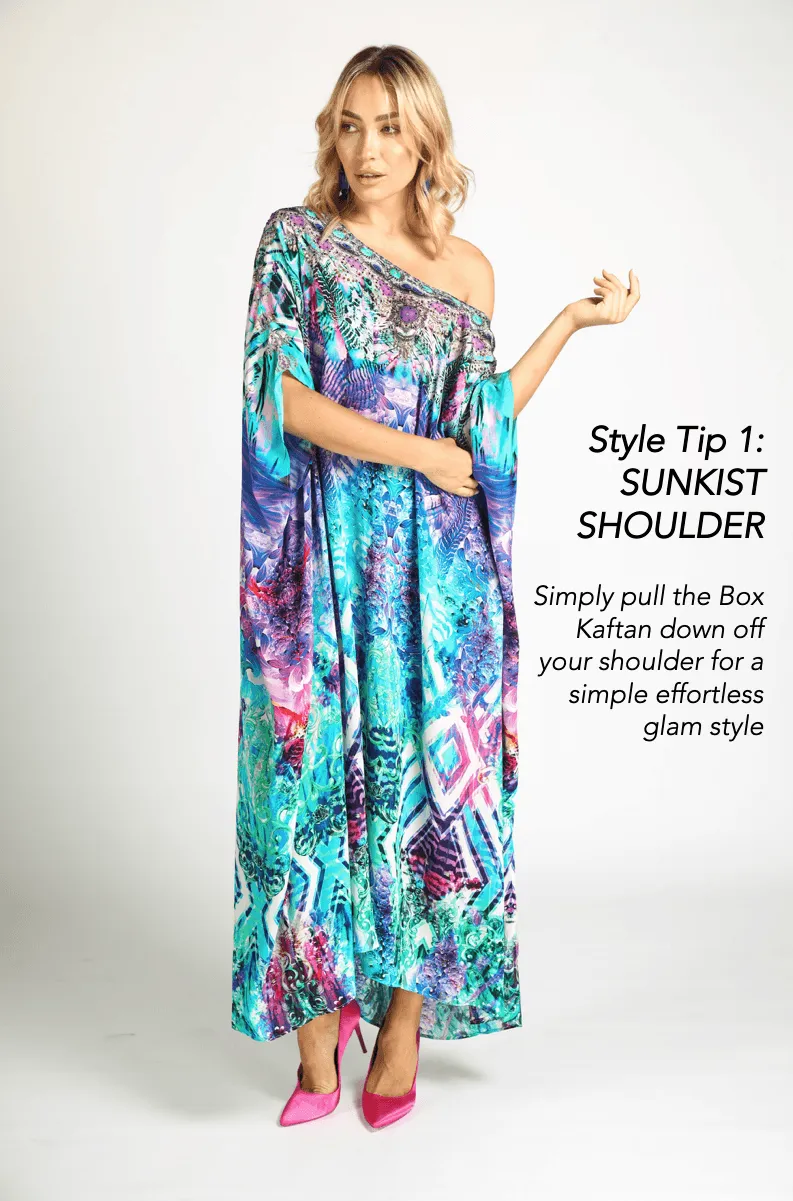 INDIGO SUMMER - Box Kaftan