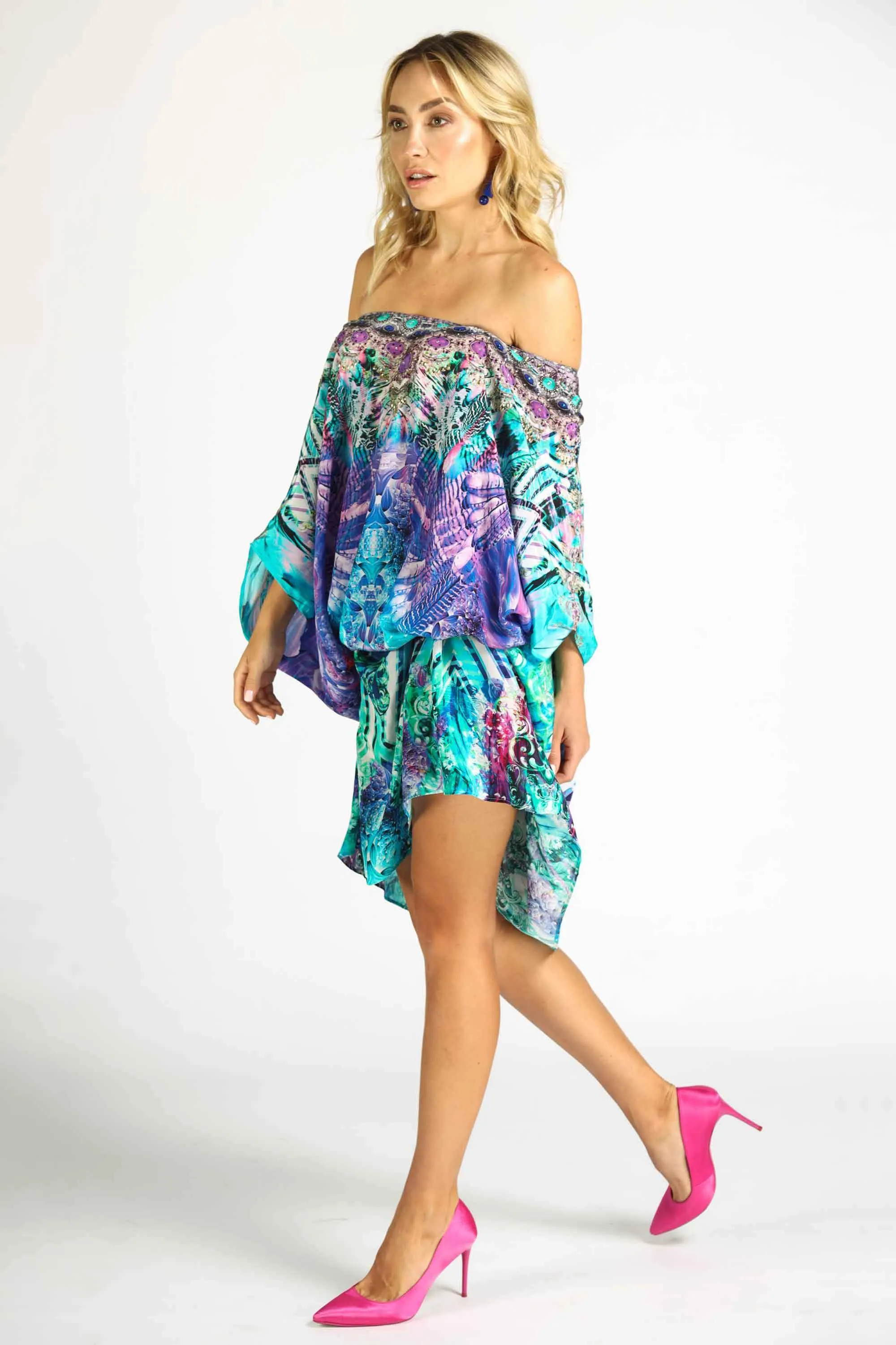 INDIGO SUMMER - Box Kaftan