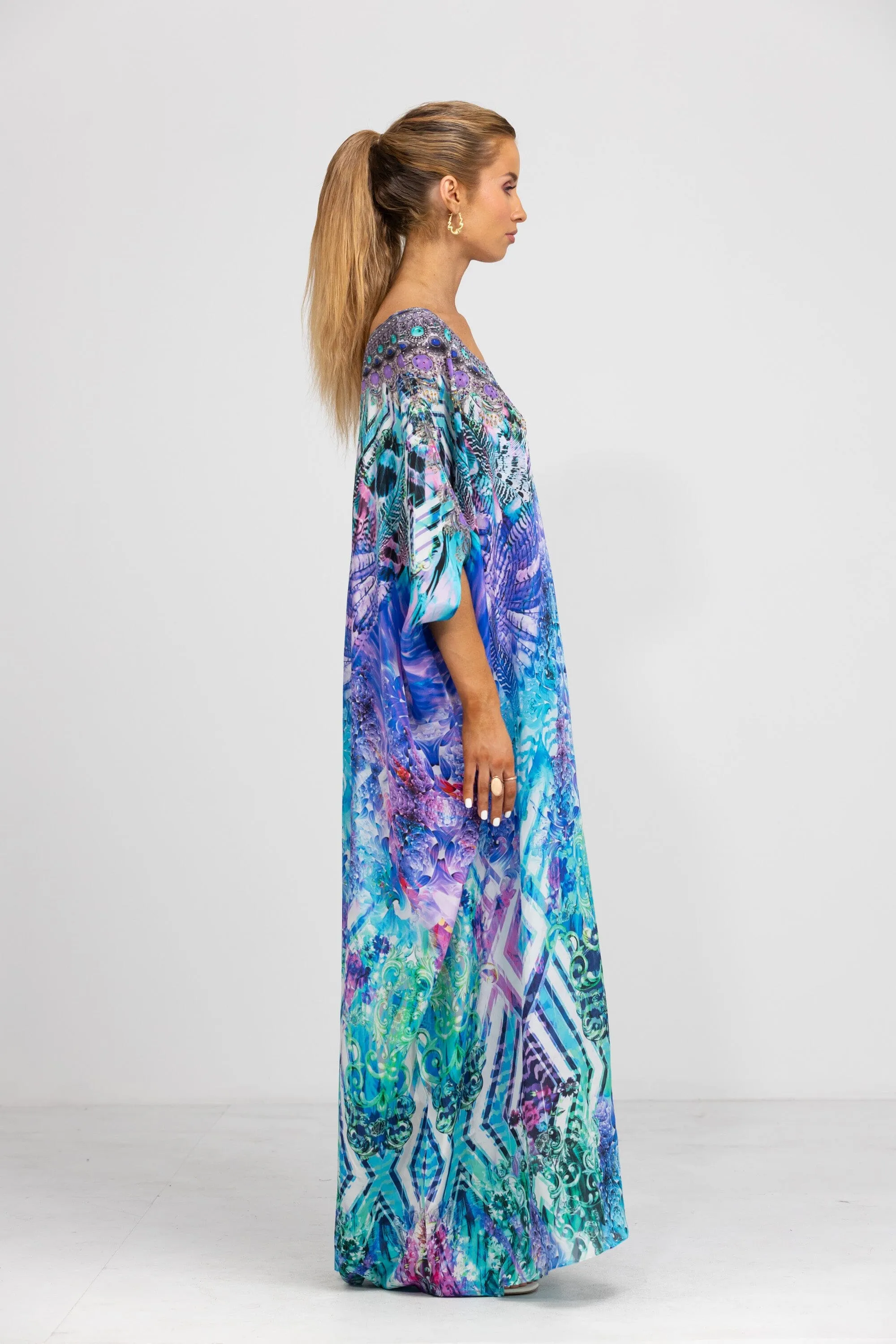 INDIGO SUMMER - Box Kaftan