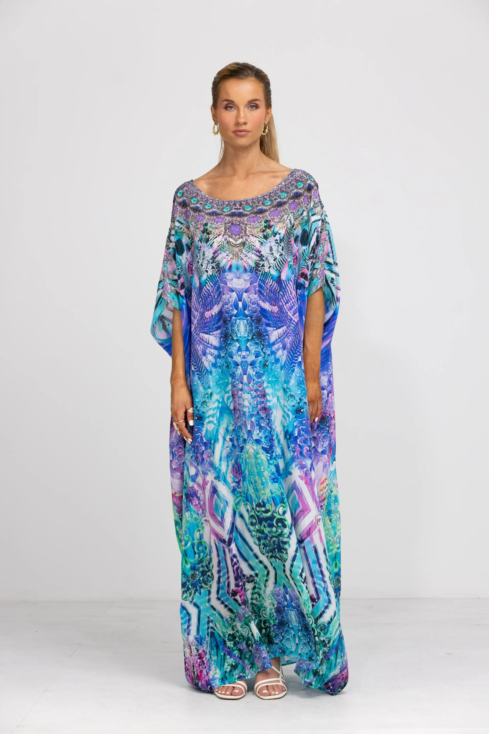 INDIGO SUMMER - Box Kaftan