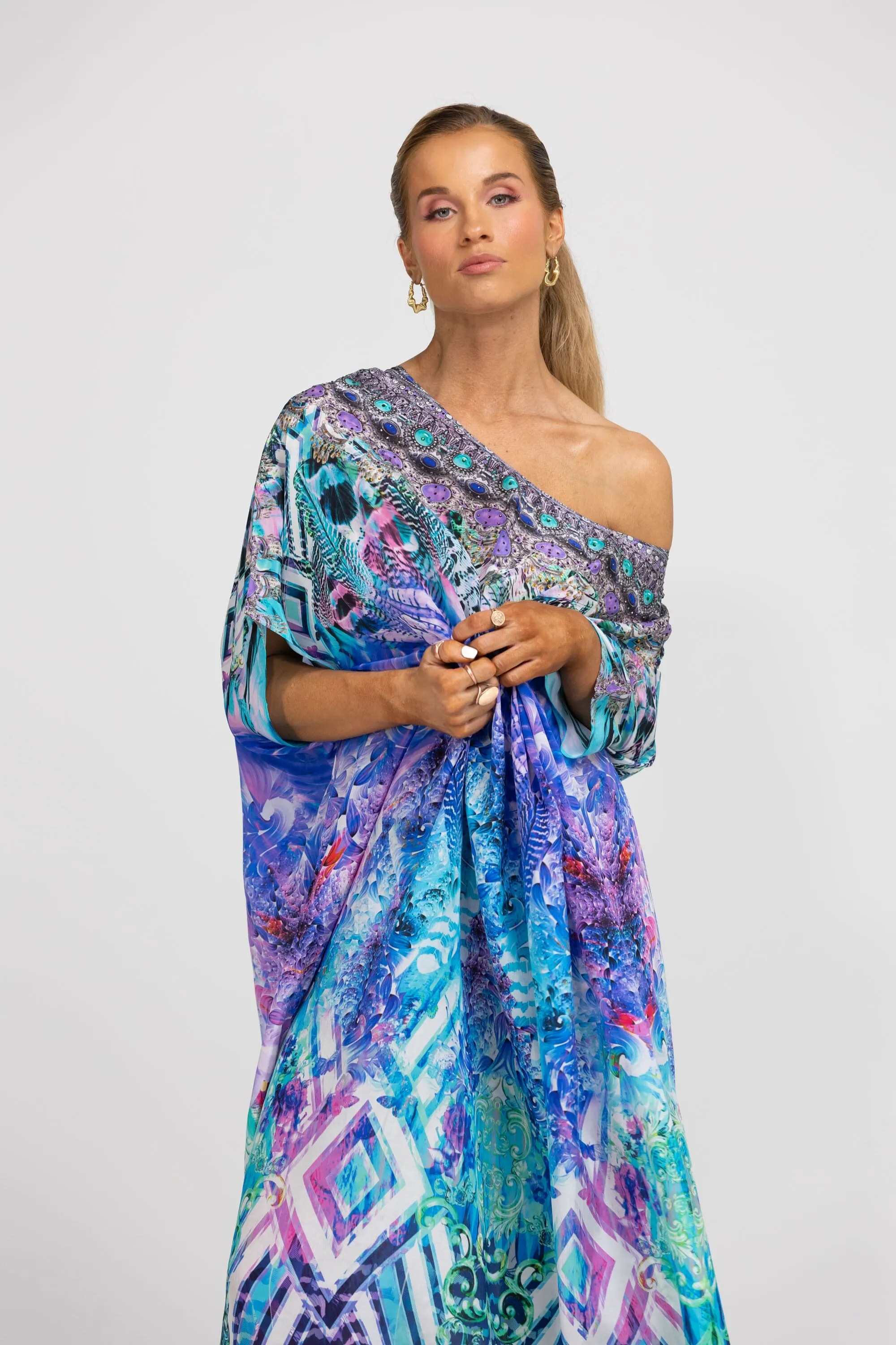 INDIGO SUMMER - Box Kaftan