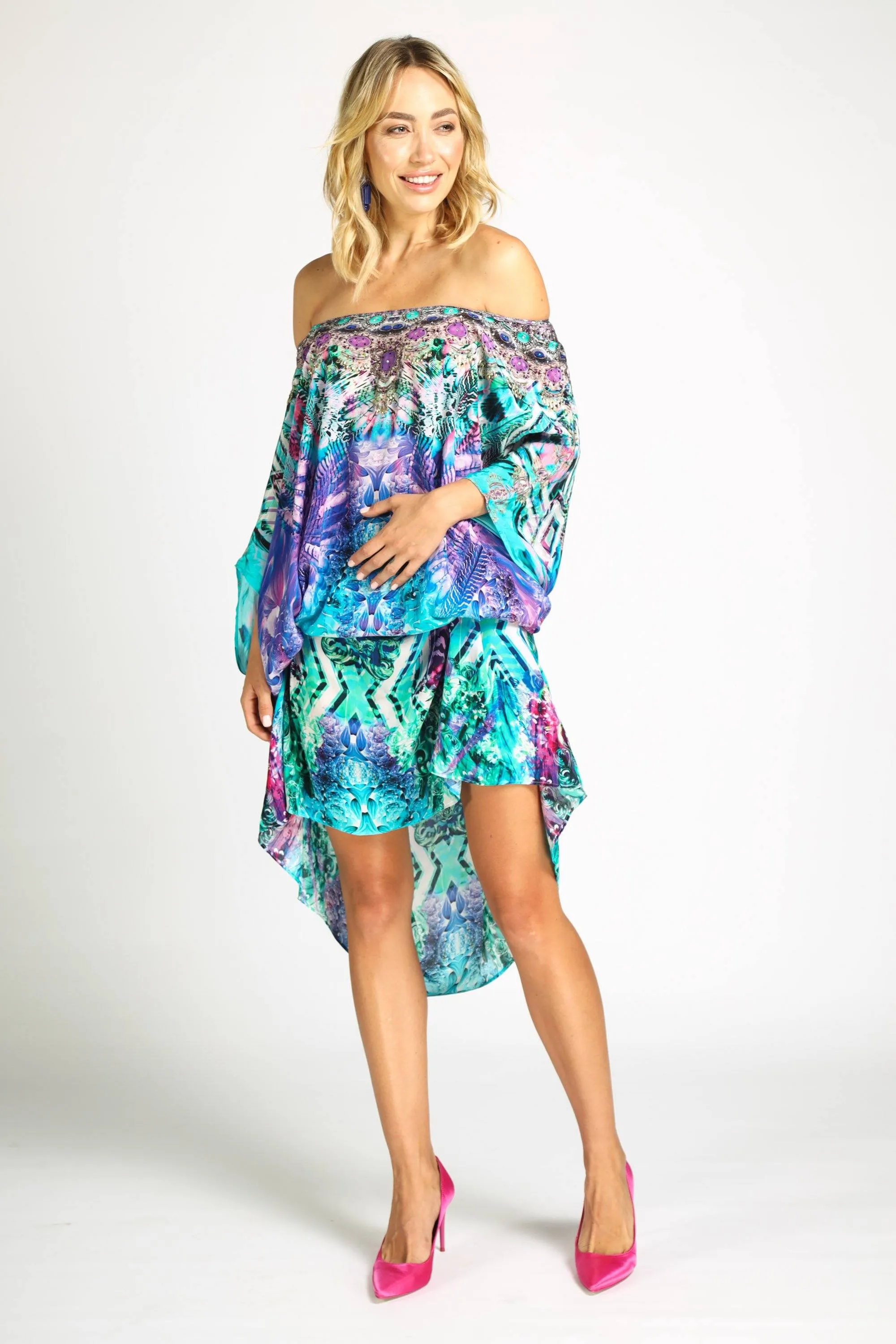 INDIGO SUMMER - Box Kaftan