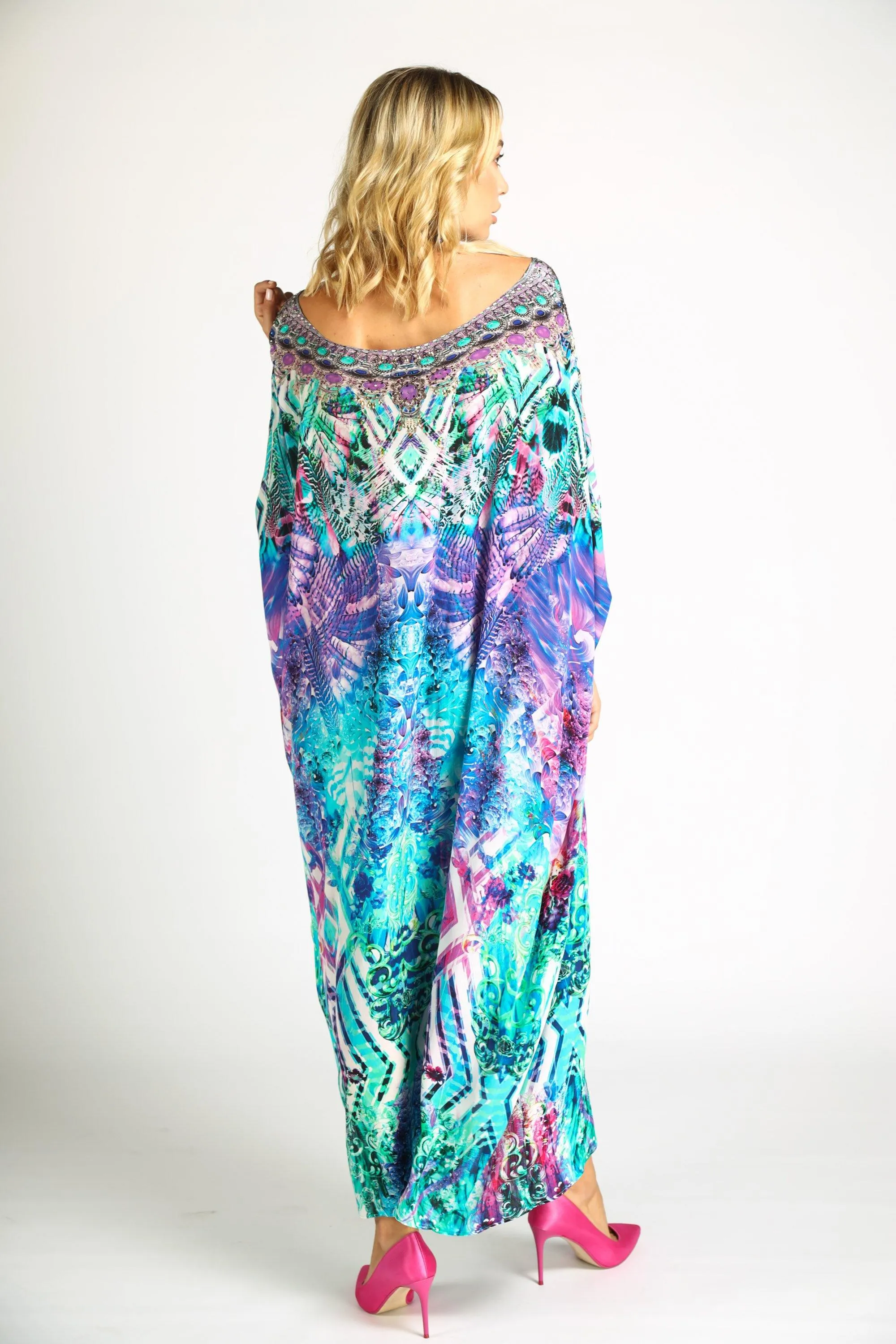 INDIGO SUMMER - Box Kaftan
