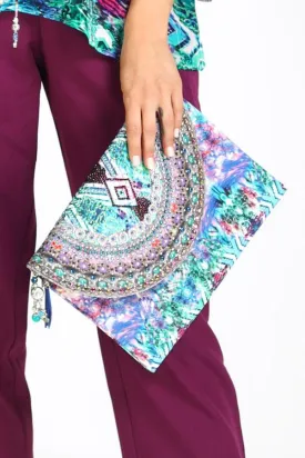 INDIGO SUMMER - CLUTCH BAG