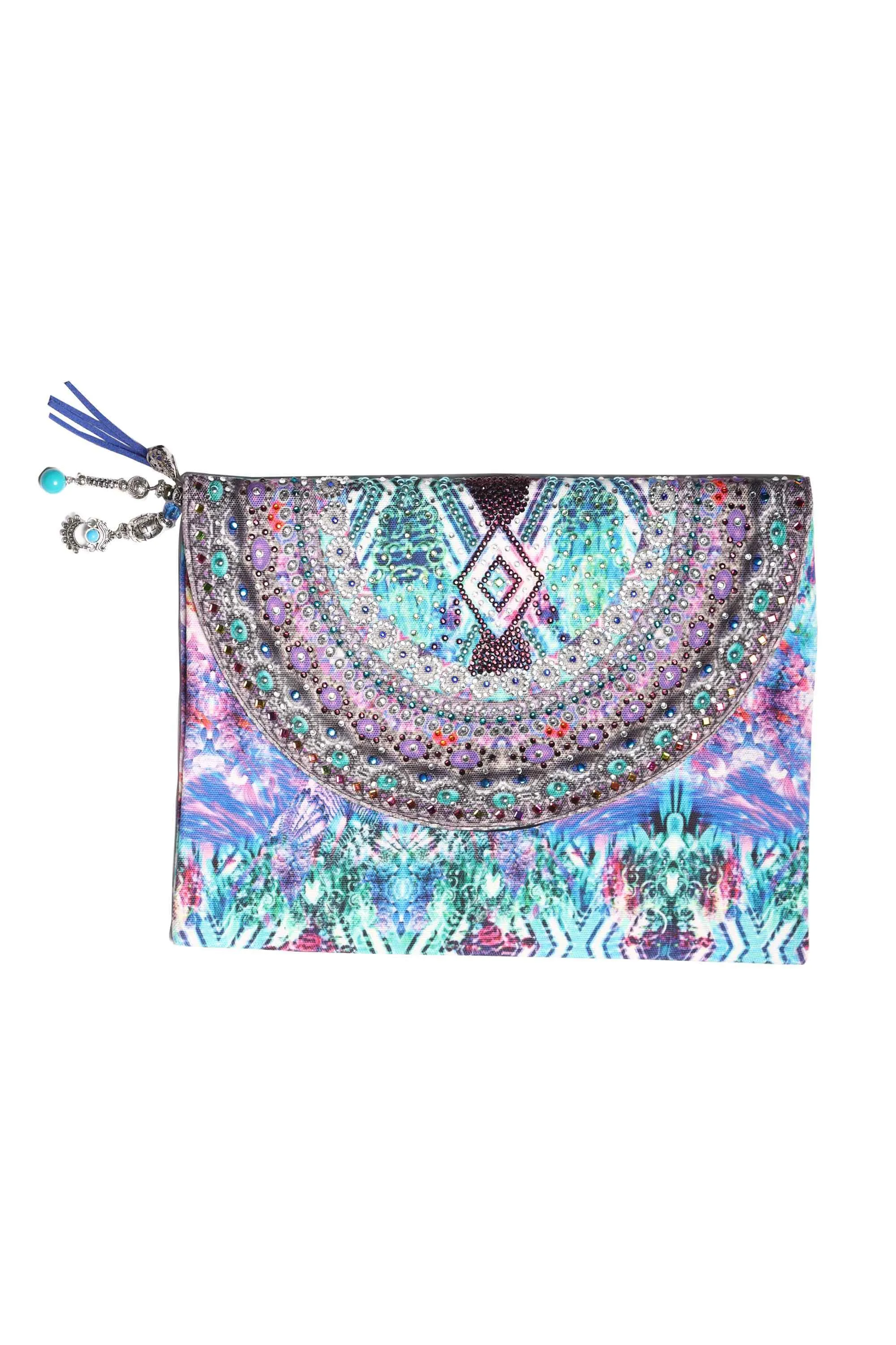 INDIGO SUMMER - CLUTCH BAG