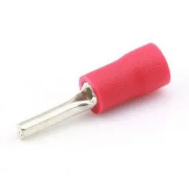 Insulated 1.9mm Pin Terminal - 0.5-1.5mm² Cable (Red) Pack of 100