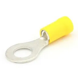 Insulated 8.4mm Ring Terminal - 4.0-6.0mm² Cable (Yellow) Pack of 100