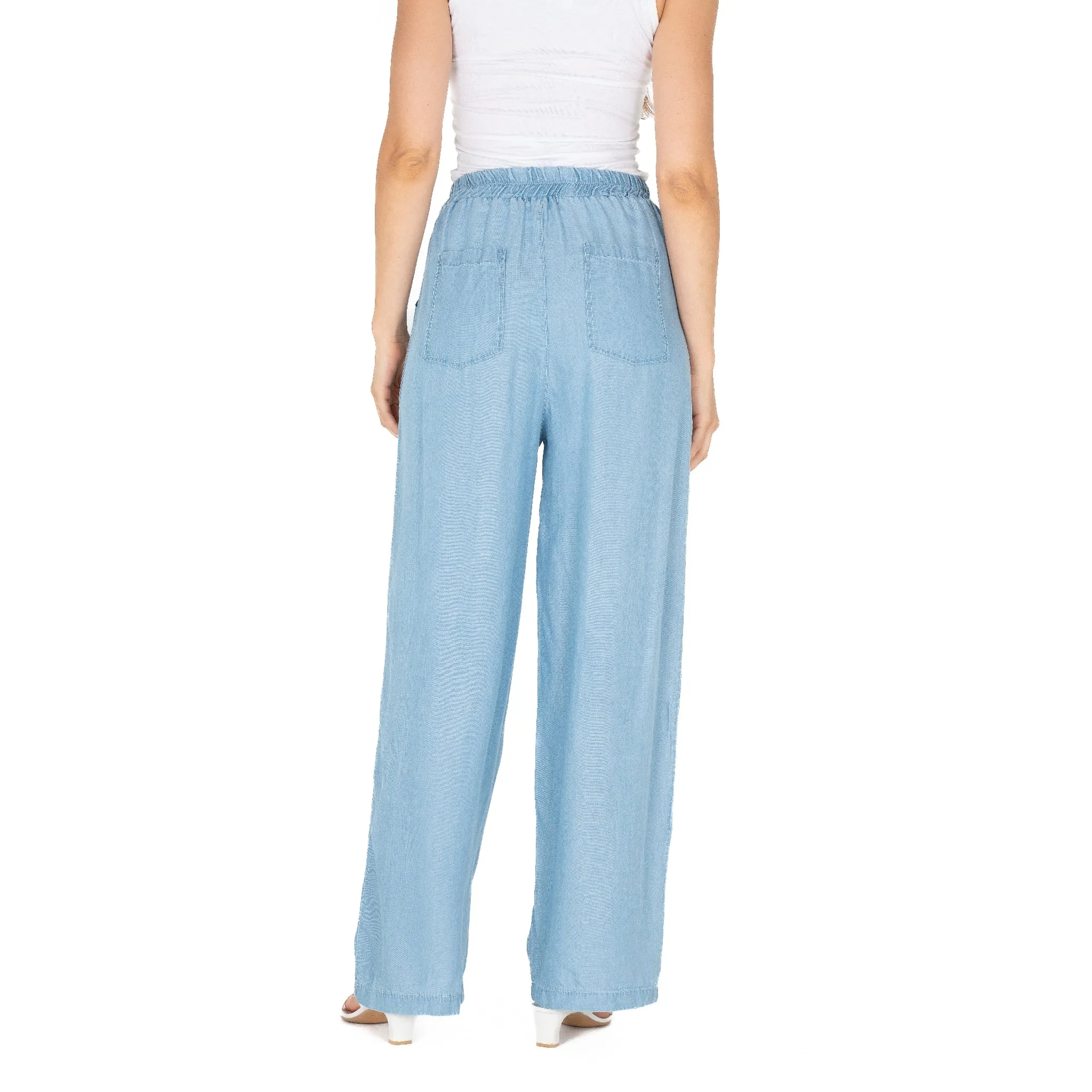 M Made in Italy  Women's Woven Pants  Coastal